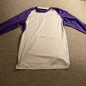 Nike Pro 3/4 Length Sleeve Baseball Shirt